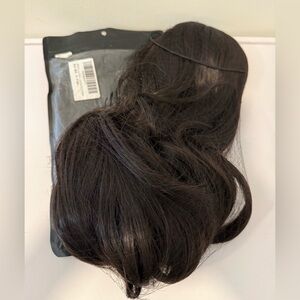 SOFEIYAN Ponytail Extension 26 in Drawstring Wavy Curly Ponytail New Dark Brown